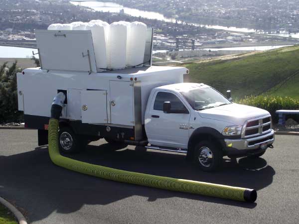 HVAC Duct Cleaner on RAM Truck