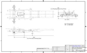 Ford LiveDrive 4x2 Shaft Extension - Dimensional Specifications