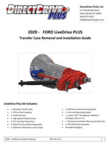 LiveDrive Plus 4x4 -2020-Transfer-Case-Removal_Installation-Manual