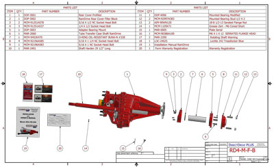 RAMDrive 4x4 RD4-M-F-B-Parts-Ilustration