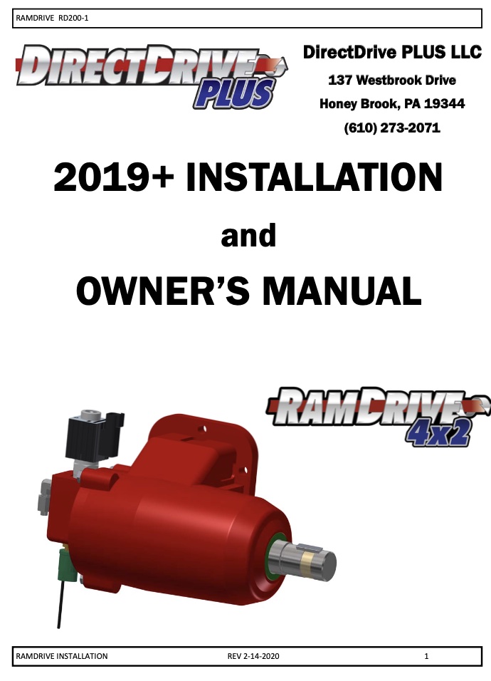 RAMDrive-4x2-installation-manual-2019 and newer