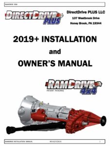 RAMDRIVE-4x4-Installation-Manual-2019MY and Newer