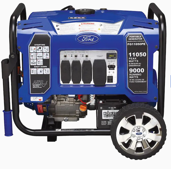 Ford Pulsar Generator Dual Fuel w/electric start 9000W Rated 11050W Peak - Haven Ag